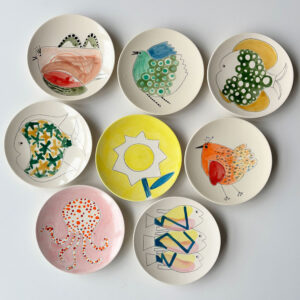 Assiettes à dessert rondes |<br />8 variantes